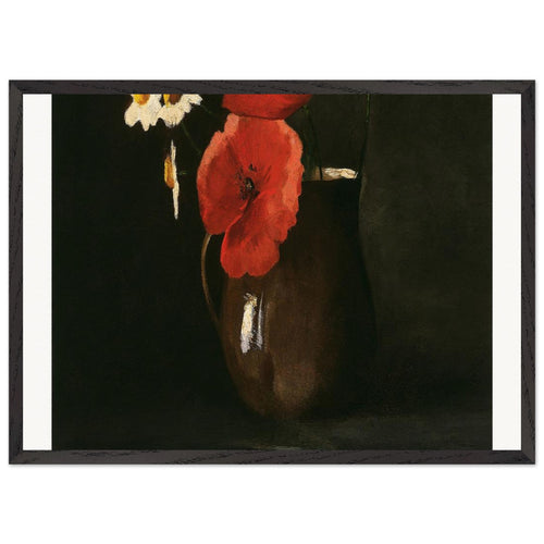 Nasturtiums (1905) by Odilon Redon. Archival Print on Museum Quality Matte Paper. Premium Wood Framed Wall Art. Optimised Aspect Ratio.