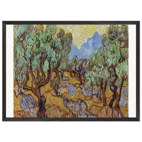 Almond blossom (1890) by Vincent van Gogh. Archival Print on Museum Quality Matte Paper. Premium Wood Framed Wall Art. Optimised Aspect Ratio.