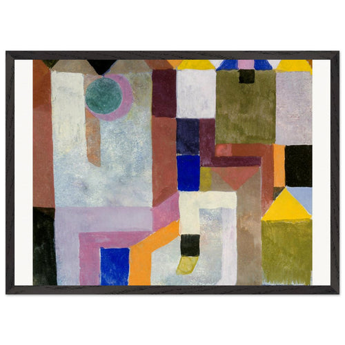 The Harbinger of Autumn (1922) by Paul Klee. Archival Print on Museum Quality Matte Paper. Premium Wood Framed Wall Art. Original Aspect Ratio