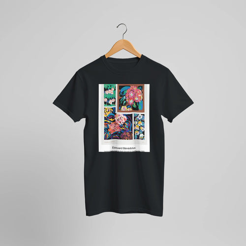 Tableau No. 2, Composition No. VII (1913) by Piet Mondrian. Custom Print on a 100% Airlume Combed and Ring-Spun Cotton Unisex Crewneck T-shirt Optimised Aspect Ratio.