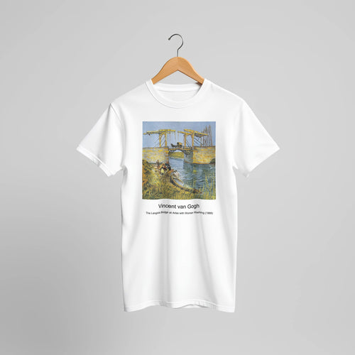 Blossoming Cherry on a Moonlit Night (1932) by Ohara Koson. Custom Print on a 100% Airlume Combed and Ring-Spun Cotton Unisex Crewneck T-shirt Original Aspect Ratio
