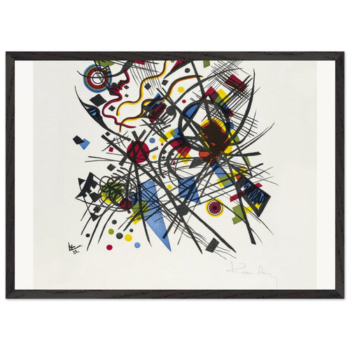 Landscape with Two Poplars (1912) by Wassily Kandinsky. Archival Print on Museum Quality Matte Paper. Premium Wood Framed Wall Art. Original Aspect Ratio