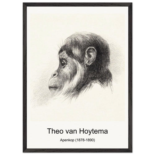 Bonte kraai op tak (1878-1910) by Theo van Hoytema. Archival Print on Museum Quality Matte Paper. Premium Wood Framed Wall Art. Original Aspect Ratio