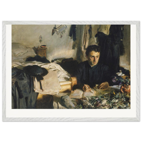 Padre Sebastiano (1904-1906) by John Singer Sargent. Archival Print on Museum Quality Matte Paper. Premium Wood Framed Wall Art. Original Aspect Ratio
