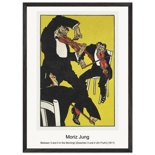The Dialectician (Der Diaektforscher) (1911) by Moriz Jung. Archival Print on Museum Quality Matte Paper. Premium Wood Framed Wall Art. Original Aspect Ratio