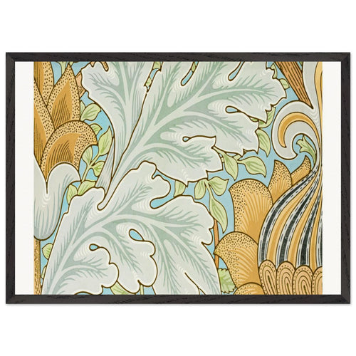 Queen Anne pattern (1876) by William Morris. Archival Print on Museum Quality Matte Paper. Premium Wood Framed Wall Art. Optimised Aspect Ratio.