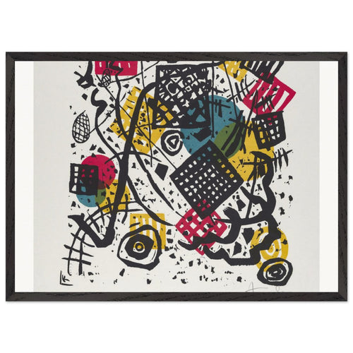 Composition 2 (1911) by Wassily Kandinsky. Archival Print on Museum Quality Matte Paper. Premium Wood Framed Wall Art. Original Aspect Ratio