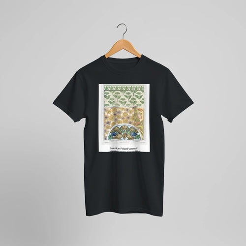La Plante et ses Applications ornementales (1896) by Maurice Pillard Verneuil. Custom Print on a 100% Airlume Combed and Ring-Spun Cotton Unisex Crewneck T-shirt Optimised Aspect Ratio.