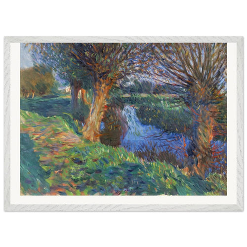 At Calcot (1885-1890) by John Singer Sargent. Archival Print on Museum Quality Matte Paper. Premium Wood Framed Wall Art. Original Aspect Ratio
