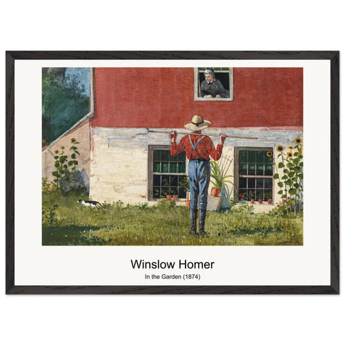 Eagle Head, Manchester, Massachusetts (High Tide) (1870) by Winslow Homer. Archival Print on Museum Quality Matte Paper. Premium Wood Framed Wall Art. Original Aspect Ratio