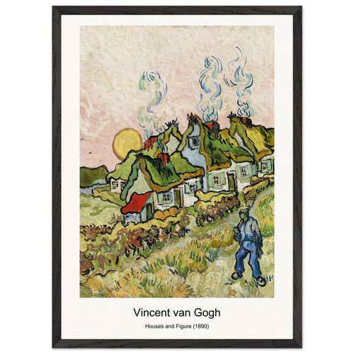 Bouquet of Flowers in a Vase (1890) by Vincent van Gogh. Archival Print on Museum Quality Matte Paper. Premium Wood Framed Wall Art. Optimised Aspect Ratio.