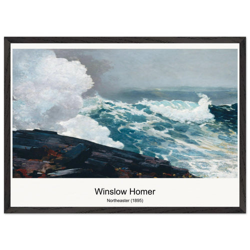 The Gulf Stream (1899) by Winslow Homer. Archival Print on Museum Quality Matte Paper. Premium Wood Framed Wall Art. Optimised Aspect Ratio.