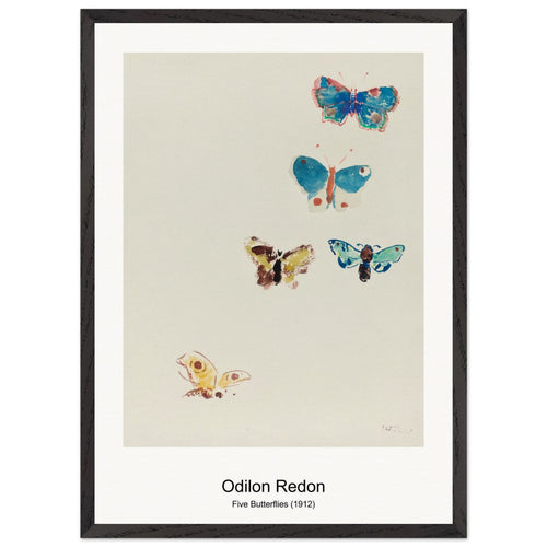 Etruscan Vase with Flowers (ca. 1910-1914) by Odilon Redon. Archival Print on Museum Quality Matte Paper. Premium Wood Framed Wall Art. Original Aspect Ratio