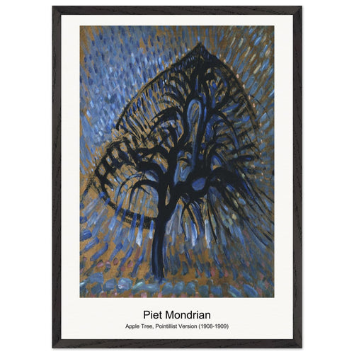 Chrysanthemum (1900) by Piet Mondrian. Archival Print on Museum Quality Matte Paper. Premium Wood Framed Wall Art. Optimised Aspect Ratio.