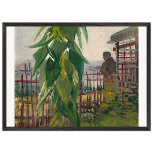 Bank of the Oise at Auvers (1890) by Vincent van Gogh. Archival Print on Museum Quality Matte Paper. Premium Wood Framed Wall Art. Optimised Aspect Ratio.