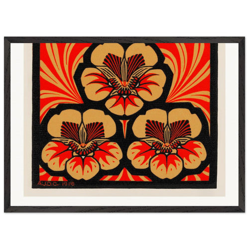 East Indian Cherry (1919) by Julie de Graag. Archival Print on Museum Quality Matte Paper. Premium Wood Framed Wall Art. Original Aspect Ratio