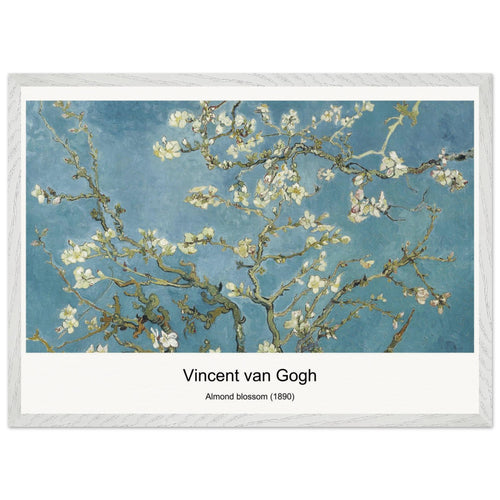 Almond blossom (1890) by Vincent van Gogh. Archival Print on Museum Quality Matte Paper. Premium Wood Framed Wall Art. Original Aspect Ratio