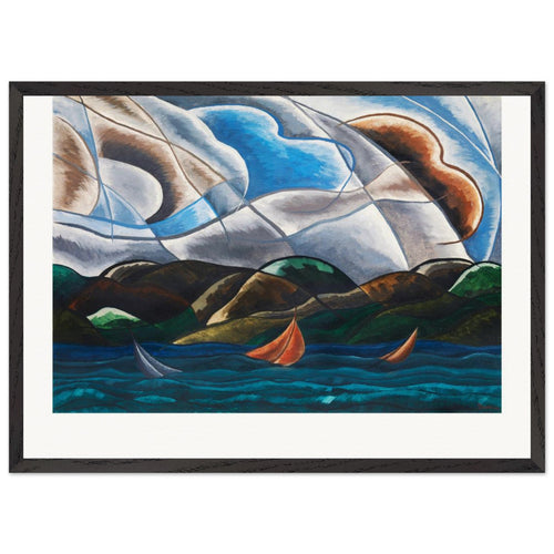 Clouds and Water (1930) by Arthur Dove. Archival Print on Museum Quality Matte Paper. Premium Wood Framed Wall Art. Original Aspect Ratio