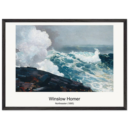 The Gulf Stream (1899) by Winslow Homer. Archival Print on Museum Quality Matte Paper. Premium Wood Framed Wall Art. Original Aspect Ratio