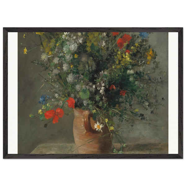 A Road in Louveciennes (ca. 1870) by Pierre-Auguste Renoir. Archival Print on Museum Quality Matte Paper. Premium Wood Framed Wall Art. Optimised Aspect Ratio.