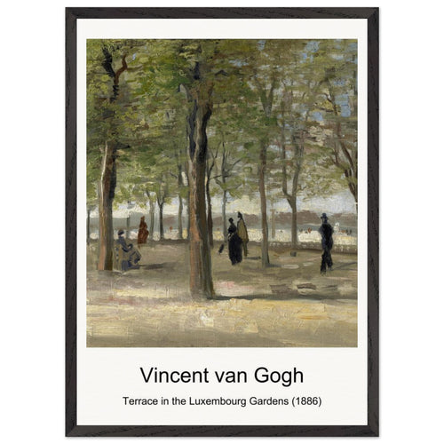 Allotment with Sunflower (1887) by Vincent van Gogh. Archival Print on Museum Quality Matte Paper. Premium Wood Framed Wall Art. Optimised Aspect Ratio.