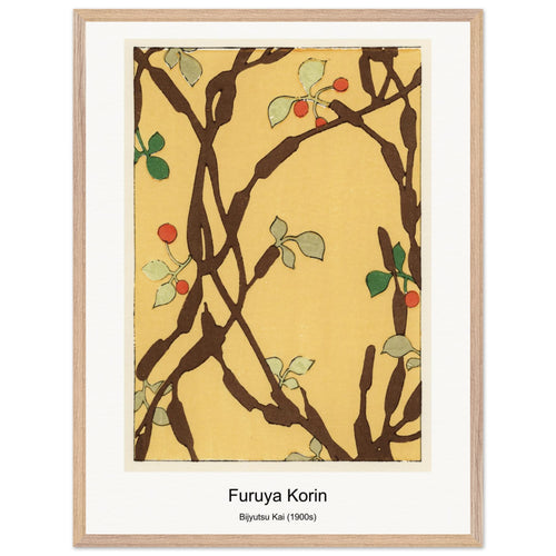 Bijyutsu Kai (1900s) by Furuya Korin. Archival Print on Museum Quality Matte Paper. Premium Wood Framed Wall Art. Optimised Aspect Ratio.