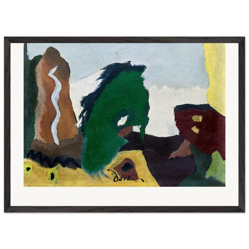 Foot of Lake (1938) by Arthur Dove. Archival Print on Museum Quality Matte Paper. Premium Wood Framed Wall Art. Original Aspect Ratio