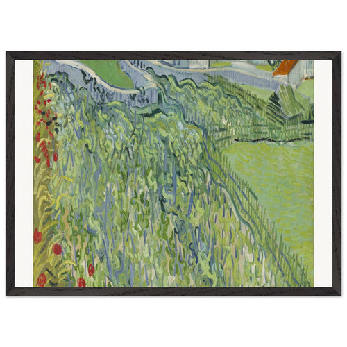 The Red Vineyard (1888) by Vincent van Gogh. Archival Print on Museum Quality Matte Paper. Premium Wood Framed Wall Art. Optimised Aspect Ratio.