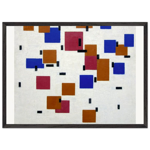 Avond (Evening): The Red Tree (1910) by Piet Mondrian. Archival Print on Museum Quality Matte Paper. Premium Wood Framed Wall Art. Original Aspect Ratio