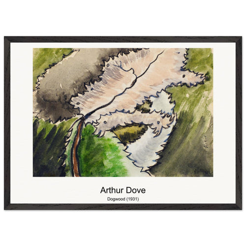 Dogwood (1931) by Arthur Dove. Archival Print on Museum Quality Matte Paper. Premium Wood Framed Wall Art. Original Aspect Ratio