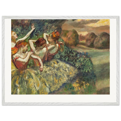 Four Dancers (1899) by Edgar Degas. Archival Print on Museum Quality Matte Paper. Premium Wood Framed Wall Art. Original Aspect Ratio