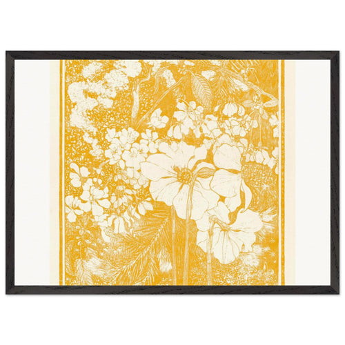 Wenskaart met twee uilen (1890) by Theo van Hoytema. Archival Print on Museum Quality Matte Paper. Premium Wood Framed Wall Art. Original Aspect Ratio