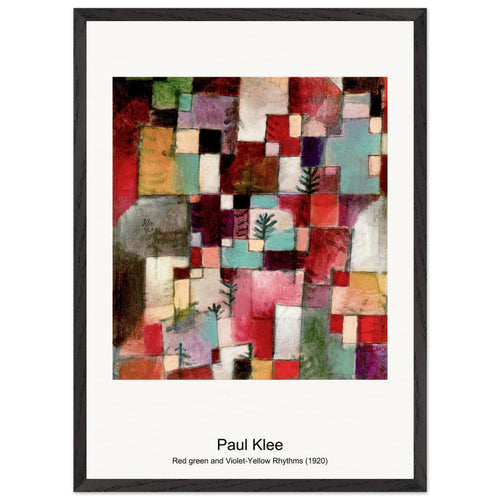 Autumn Flower (1922) by Paul Klee. Archival Print on Museum Quality Matte Paper. Premium Wood Framed Wall Art. Original Aspect Ratio