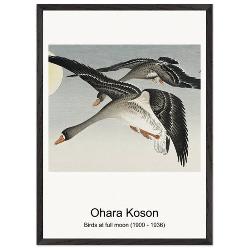 A kingfisher (1920) by Ohara Koson. Archival Print on Museum Quality Matte Paper. Premium Wood Framed Wall Art. Original Aspect Ratio