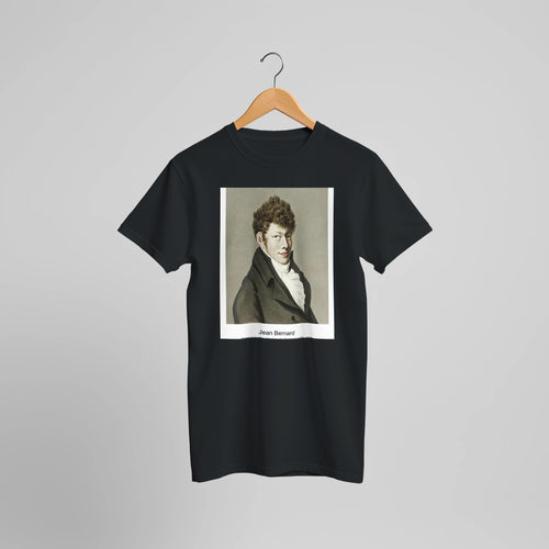 Portrait of Wouter Johannes van Troostwijk (1775-1883) by Jean Bernard. Custom Print on a 100% Airlume Combed and Ring-Spun Cotton Unisex Crewneck T-shirt Optimised Aspect Ratio.