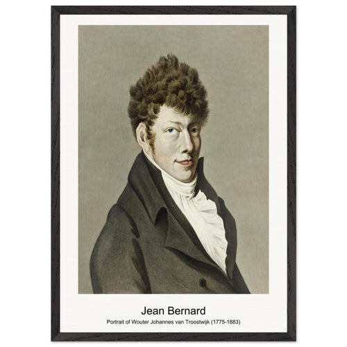 Portrait of Wouter Johannes van Troostwijk (1775-1883) by Jean Bernard. Archival Print on Museum Quality Matte Paper. Premium Wood Framed Wall Art. Optimised Aspect Ratio.