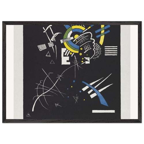 Houses at Murnau (1909) by Wassily Kandinsky. Archival Print on Museum Quality Matte Paper. Premium Wood Framed Wall Art. Original Aspect Ratio