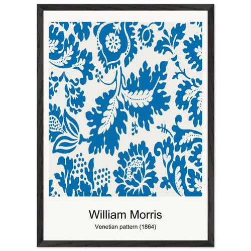 Textile Fragment (1900) by William Morris. Archival Print on Museum Quality Matte Paper. Premium Wood Framed Wall Art. Optimised Aspect Ratio.