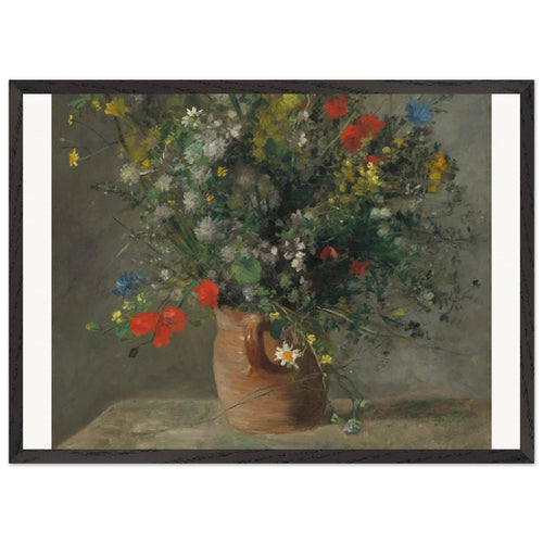 A Road in Louveciennes (ca. 1870) by Pierre-Auguste Renoir. Archival Print on Museum Quality Matte Paper. Premium Wood Framed Wall Art. Original Aspect Ratio