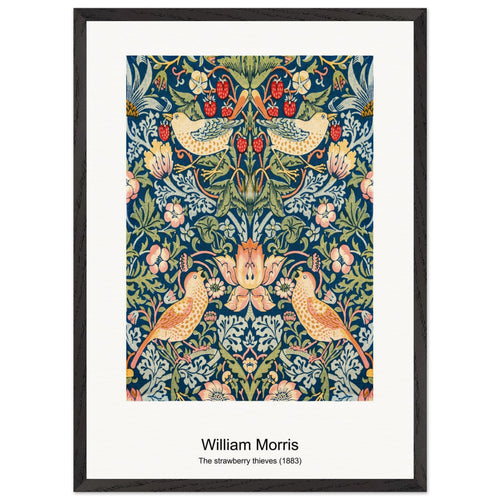 Fruit pattern wall decor (1862) by William Morris. Archival Print on Museum Quality Matte Paper. Premium Wood Framed Wall Art. Optimised Aspect Ratio.