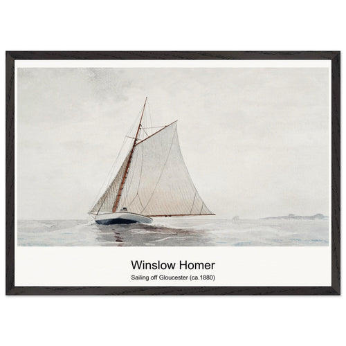 Snap the Whip (1872) by Winslow Homer. Archival Print on Museum Quality Matte Paper. Premium Wood Framed Wall Art. Optimised Aspect Ratio.