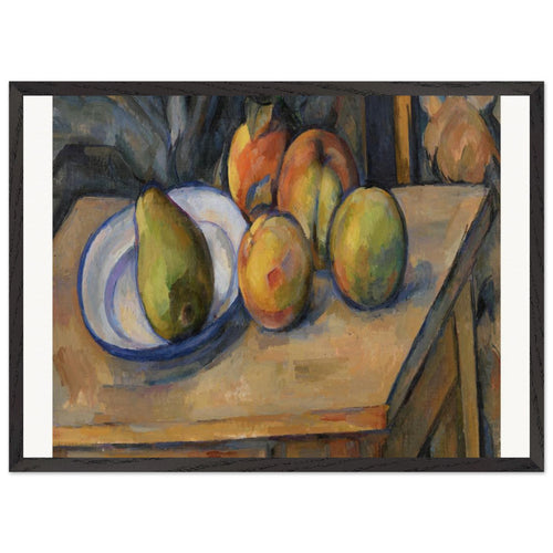 The Peppermint Bottle (ca. 1893-1895) by Paul Cézanne. Archival Print on Museum Quality Matte Paper. Premium Wood Framed Wall Art. Optimised Aspect Ratio.