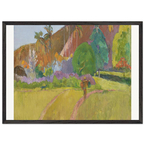 The Large Tree (1891) by Paul Gauguin. Archival Print on Museum Quality Matte Paper. Premium Wood Framed Wall Art. Optimised Aspect Ratio.