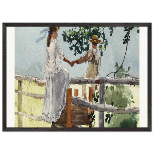 Northeaster (1895) by Winslow Homer. Archival Print on Museum Quality Matte Paper. Premium Wood Framed Wall Art. Optimised Aspect Ratio.