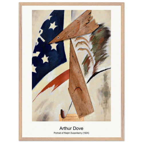 Portrait of Ralph Dusenberry (1924) by Arthur Dove. Archival Print on Museum Quality Matte Paper. Premium Wood Framed Wall Art. Optimised Aspect Ratio.