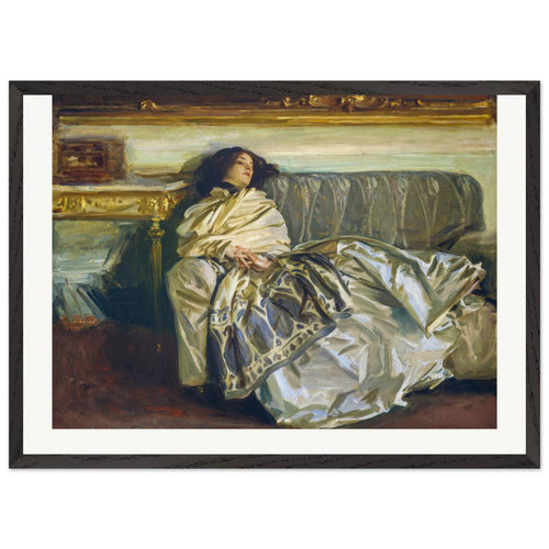 Nonchaloir (1911) by John Singer Sargent. Archival Print on Museum Quality Matte Paper. Premium Wood Framed Wall Art. Original Aspect Ratio