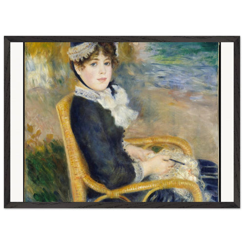 Peonies (c. 1880) by Pierre-Auguste Renoir. Archival Print on Museum Quality Matte Paper. Premium Wood Framed Wall Art. Optimised Aspect Ratio.