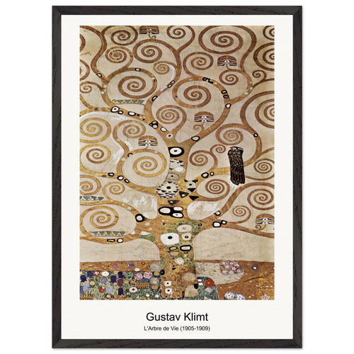 L'Arbre de Vie (1905-1909) by Gustav Klimt. Archival Print on Museum Quality Matte Paper. Premium Wood Framed Wall Art. Optimised Aspect Ratio.