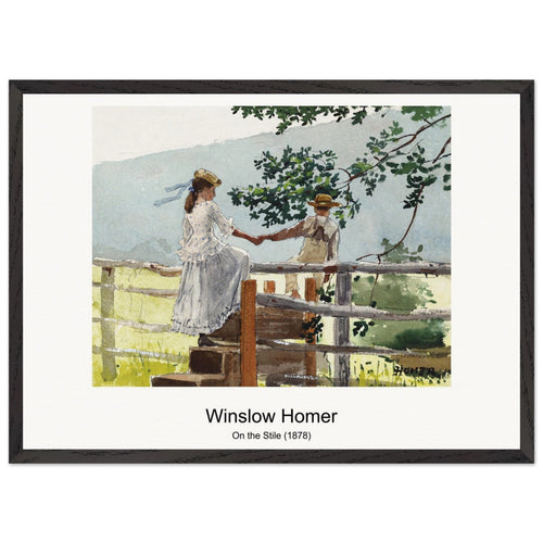 Northeaster (1895) by Winslow Homer. Archival Print on Museum Quality Matte Paper. Premium Wood Framed Wall Art. Original Aspect Ratio