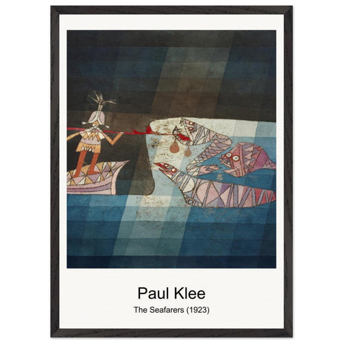 Late Evening Looking Out of the Woods (1937) by Paul Klee. Archival Print on Museum Quality Matte Paper. Premium Wood Framed Wall Art. Optimised Aspect Ratio.